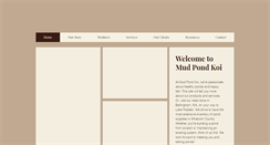 Desktop Screenshot of mudpondkoi.com